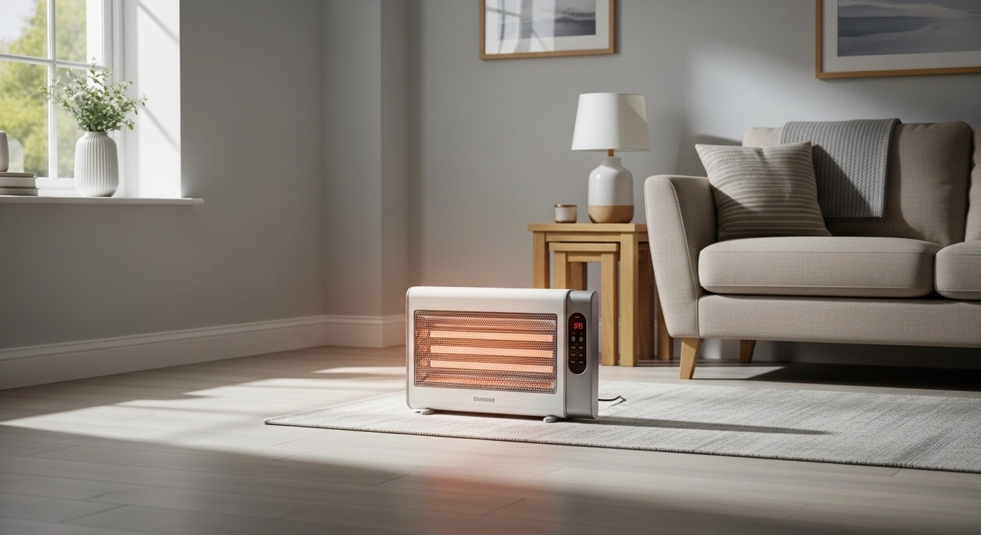Cheapest way to heat a room UK with efficient heating in a modern living room